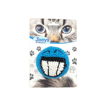 Jooys Amigurumi Kedi Oyuncagi Mavi Emoji