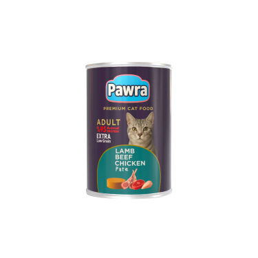 Pawra Yetışkın Kedı Karışık Etlı Pate Konserve