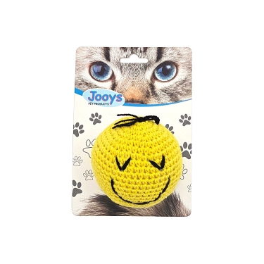 Jooys Amigurumi Kedi Oyuncagi Sari Emoji