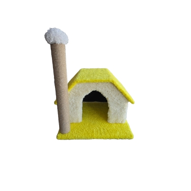 Kedi Tirmalama Çatili Ev