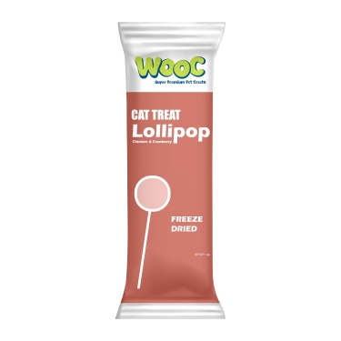 Wooc Tavuk&kizilcikli Kedi Lolipop 50'lı