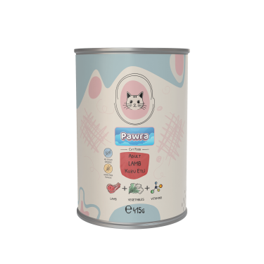 Pawra Kuzu Etlı Yetışkın Kedı Maması 415 Gr