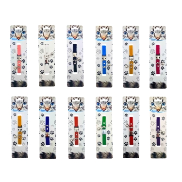 Jooys Kadife Zilli Kedi Boyun Tasmasi Set 12 Li