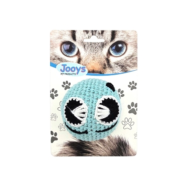 Jooys Amigurumi Kedi Oyuncagi Turkuaz Emoji